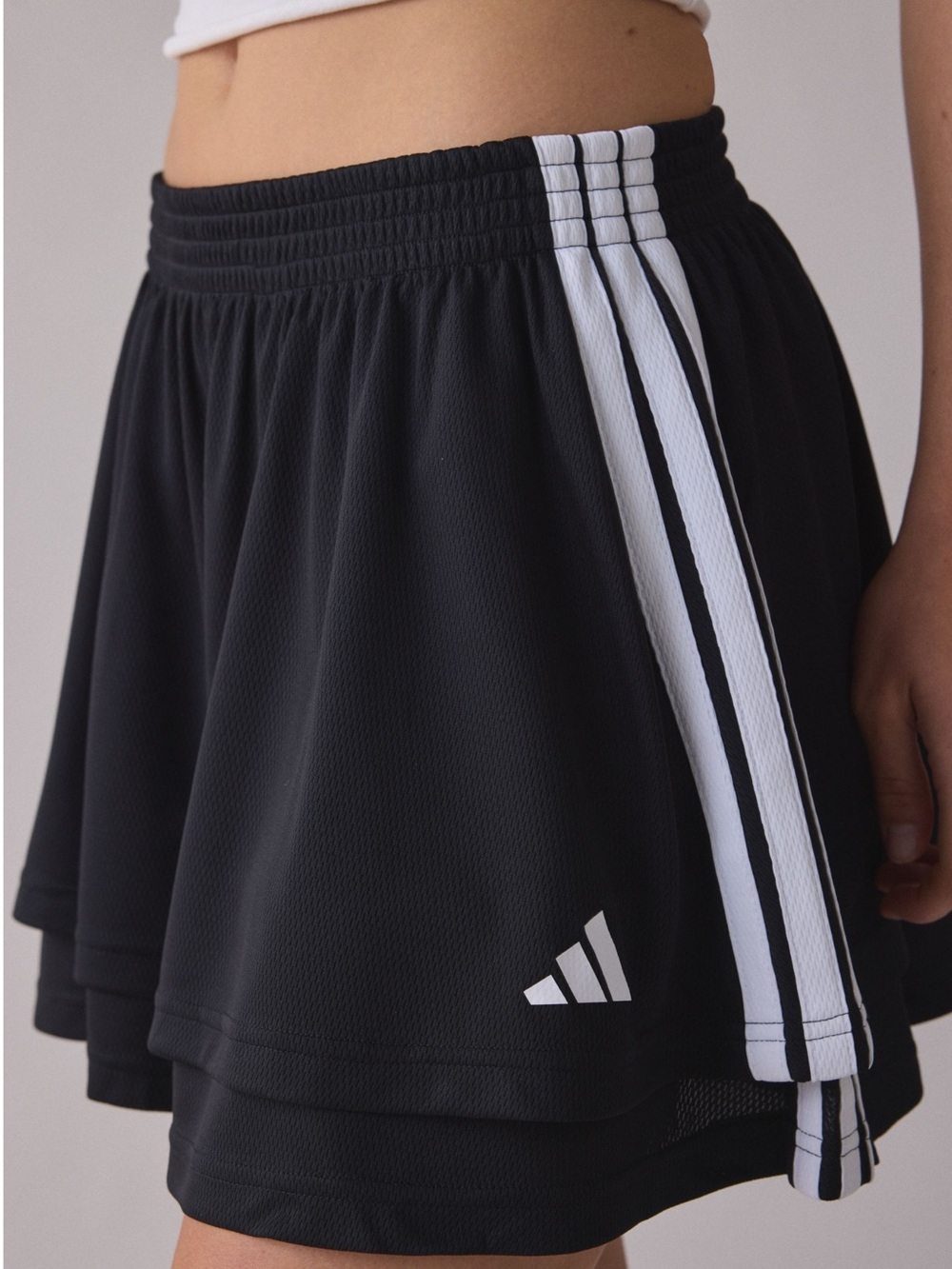 adidas Black Layered Skater Skirt - Picture 10 of 12
